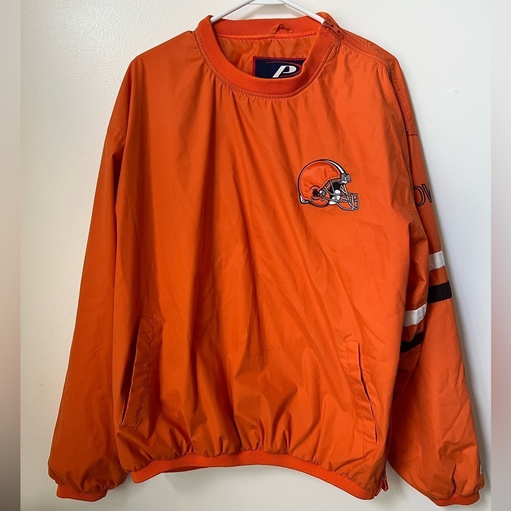 Vintage Cleveland Browns Pro Player Pullover Jacket NFL Starter Style 90s